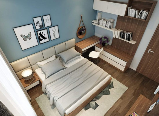 5 màu sơn cho phòng ngủ nhỏ đẹp và tạo không gian rộng lớn hơn
