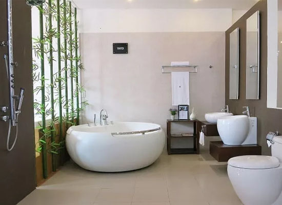 Phòng tắm phong cách tân cổ điển chọn thiết bị vệ sinh nào?