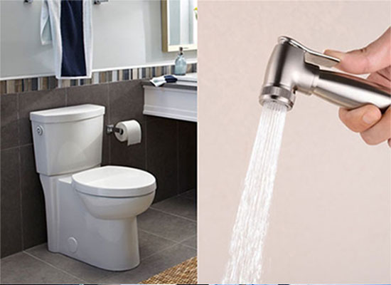 Khắc phục tình trạng vòi xịt toilet bị rỉ nước đơn giản tại nhà