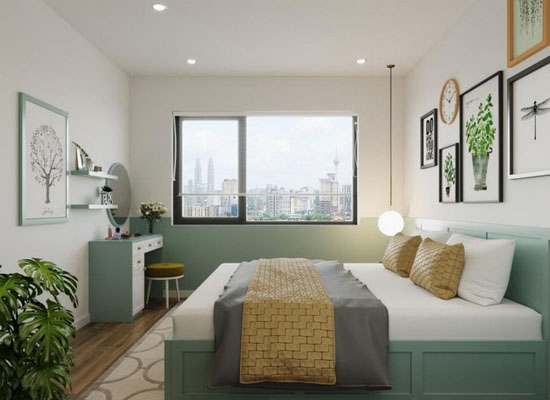 5 gam màu sơn phòng ngủ nhỏ đẹp và tạo không gian rộng hơn